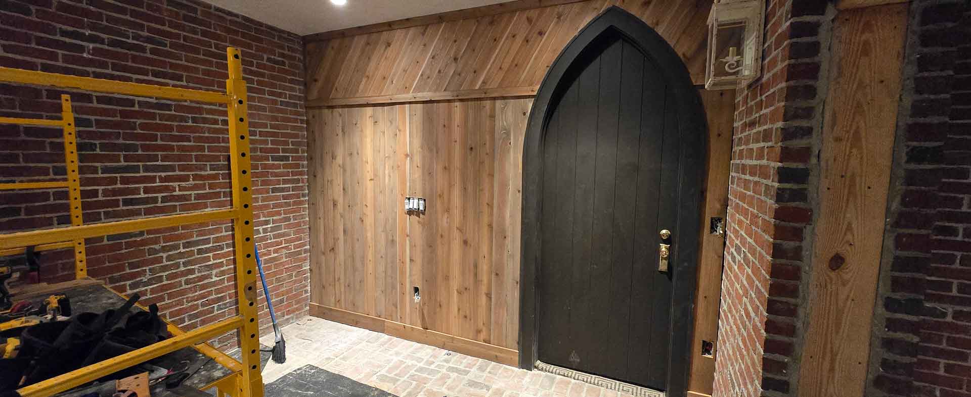 in-progress door installation by Dream Space Renovation LLC