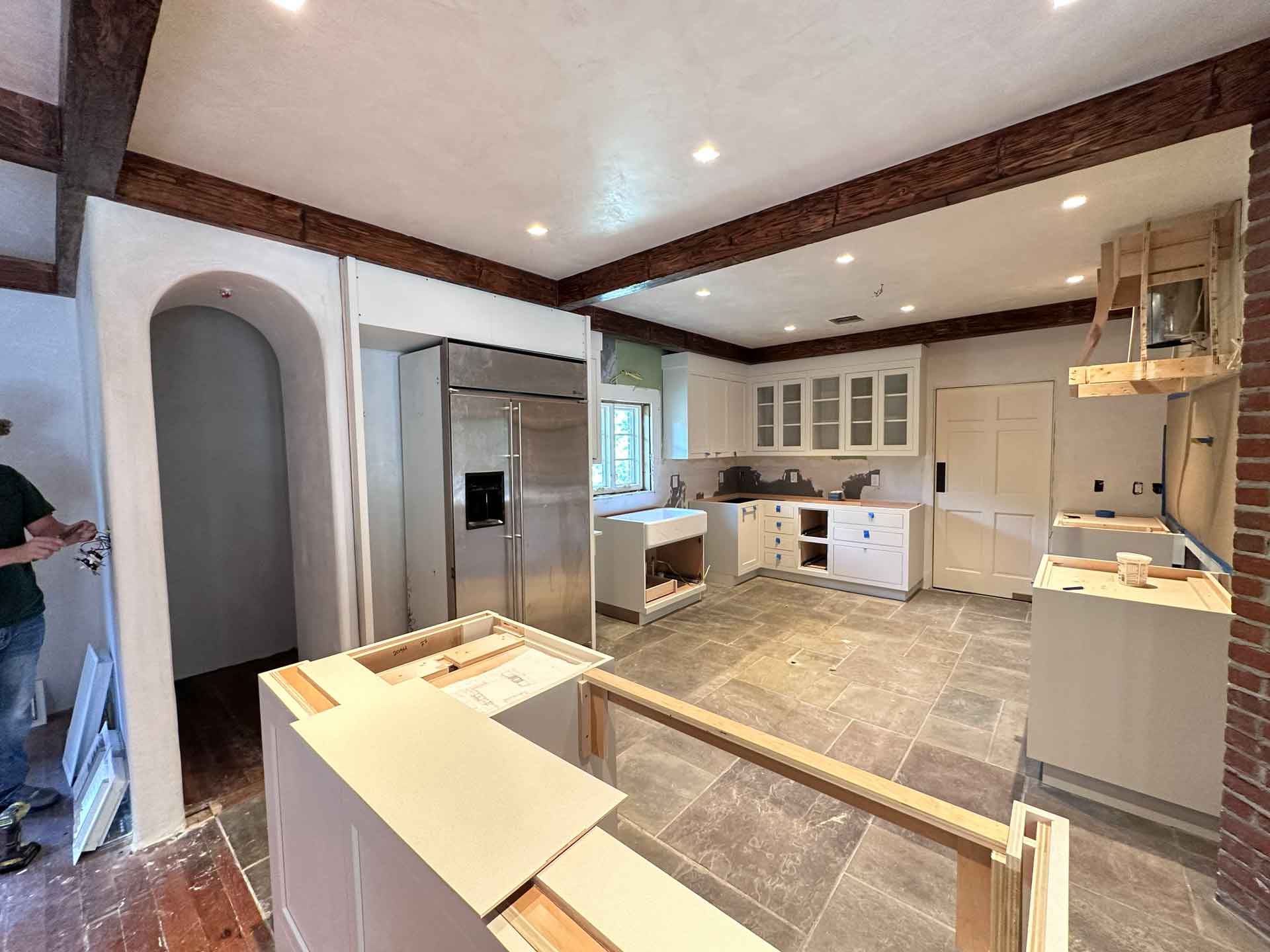 In-progress kitchen renovation by Dream Space Renovation LLC